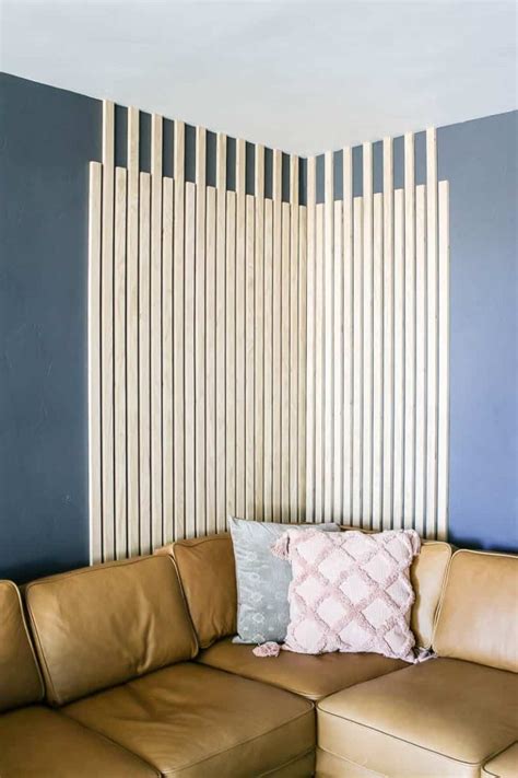 How To Install A Diy Slat Wall Easy Step By Step Tutorial Making