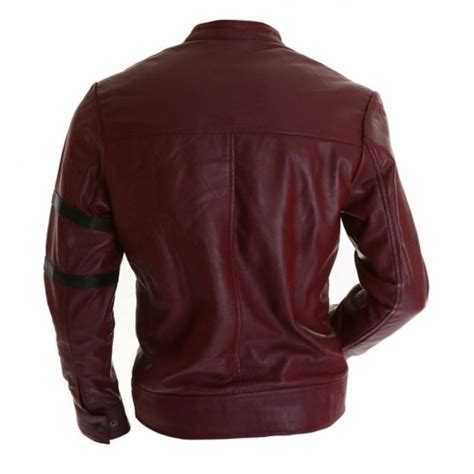 Fast And Furious Dominic Toretto Red Leather Jacket Real Leather