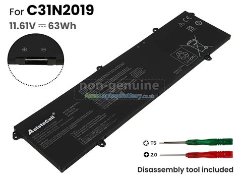 Battery For Asus Vivobook Pro Oled K Zc Laptop Replacement Asus