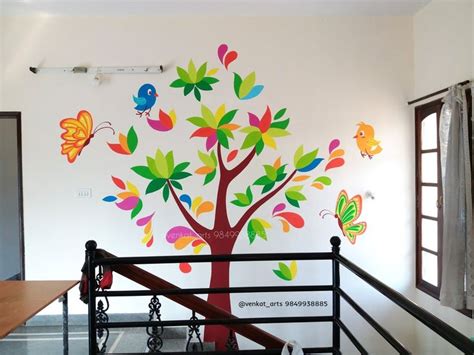 School Wall Art Play School Wall Painting Pre Primary School Wall