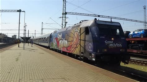 480 006 Szent Márton TRAXX indul Budapest Keleti pályaudvarra a