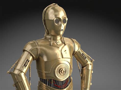 Star Wars C-3PO Droid 3D Model by SQUIR