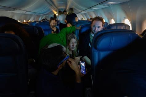 The Solar Eclipse From Delta Flight 1218