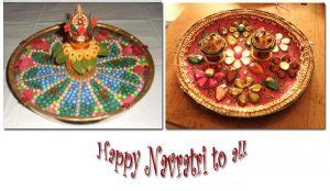 Thali Decoration Ideas During Navratri K Craft