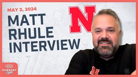 Nebraska Hc Matt Rhule I M Doing It All For Nebraska Hurrdat Sports