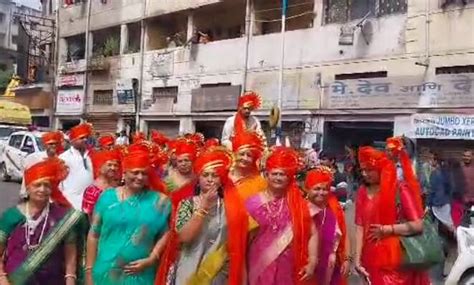 Pune Newsjubilant Procession On The 323rd Birth Anniversary Of Shrimant