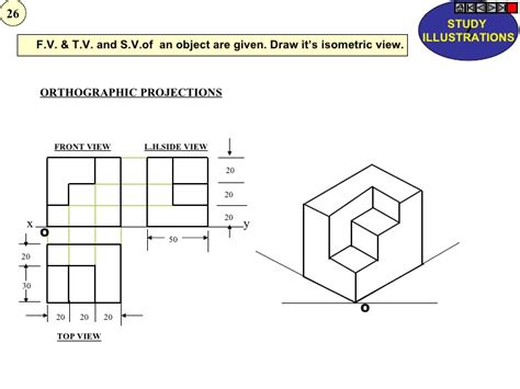 I Cant Deduce The Third View Of An Engineering Drawing