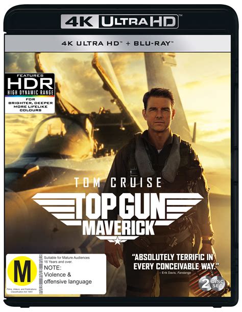 Top Gun Maverick 4K UHD Blu Ray Image At Mighty Ape NZ