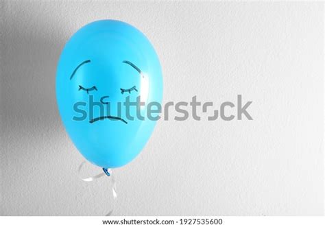 Air Balloon Drawn Sad Face On Stock Photo Edit Now 1927535600