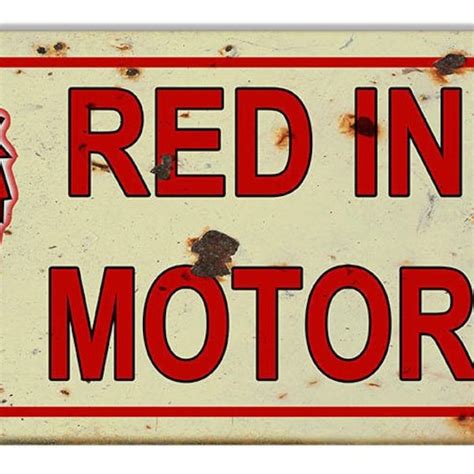 Vintage Motor Oil Sign Etsy