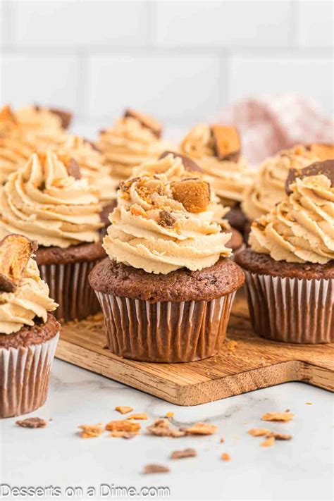 Butterfinger Cupcakes Decadent Butterfinger Cupcake Recipe