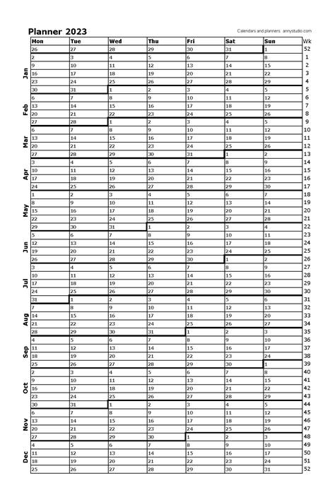 Free Printable Calendars And Planners 2023 2024 And 2025 | Daily ...