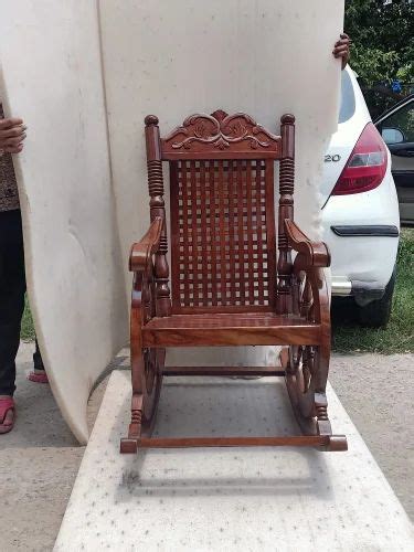 Sheesham Wood Wooden Rocking Chair Without Cushion At Rs 7000 In