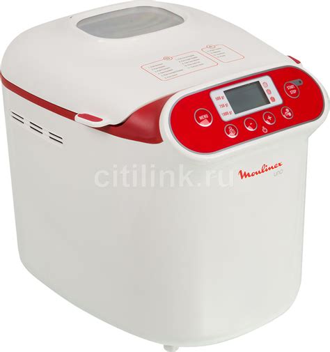 Характеристики Хлебопечь Moulinex OW310130, белый(мех.повреждения ...