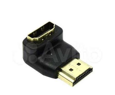 Переходник коннектор hdmi-hdmi (Г-образный) | Festima.Ru – частные ...