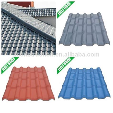 Hot Sell Synthetic Spanish Roof Tile For Residential Housing China