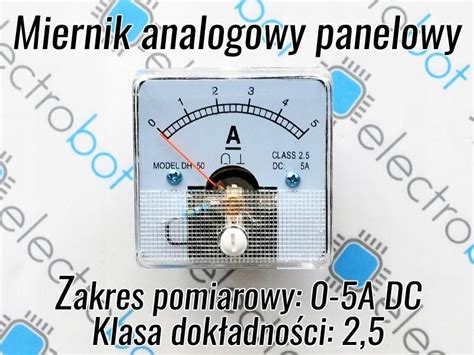 Vioninxa Miernik Analogowy Panelowy Amperomierz A Vioninxa