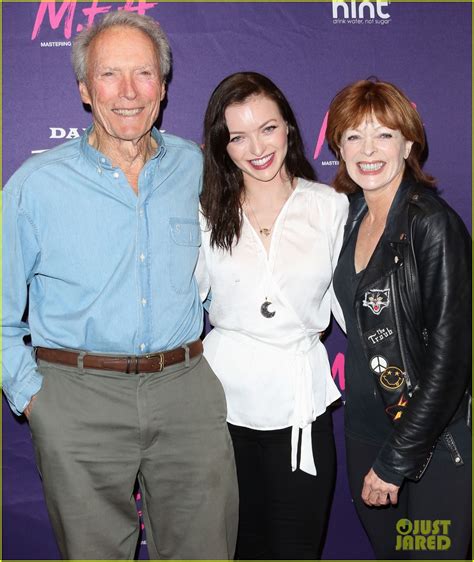 Francesca Eastwood Gets Support From Father Clint At M F A Premiere Watch Trailer Photo