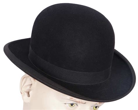 Antique Mens English Bowler Hat Edwardian Derby Size Small 6 78