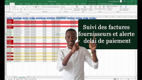 EXCEL Suivi Des Factures Clients Avec Alerte Des Paiements YouTube