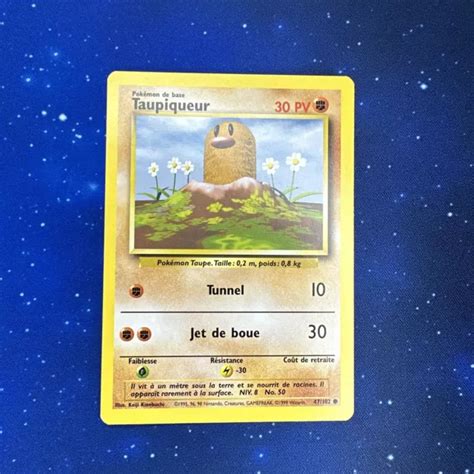 CARTE POKÉMON TAUPIQUEUR 47 102 Unlimited Set de Base Wizards EUR 3 00