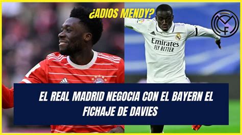 INCREÍBLE ALFONSO DAVIES A PUNTO DE FICHAR POR EL MADRID SE HARÁ