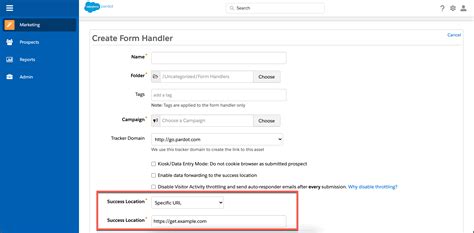 How To Integrate With A Pardot Form Handler Documentation