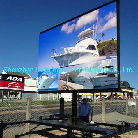 P Outdoor Fixed Installation Advertising Led Screen With Front