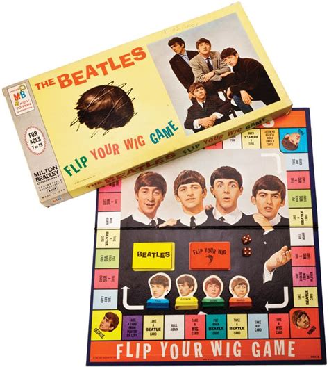 Vintage The Beatles Flip Your Wig” Game 1964 Complete Board Game By