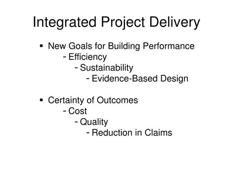 Ppt Project Delivery Methods Powerpoint Presentation Free Download