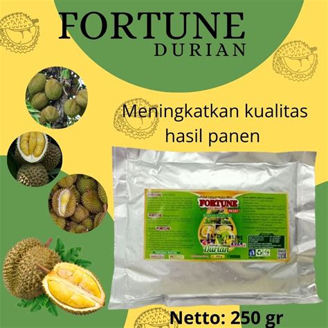 Jual Pupuk Durian Padat Fortune Durian Gr Pelebat Buah Durian