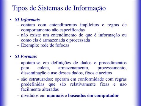 Ppt Introdu O Aos Sistemas De Informa O Powerpoint Presentation