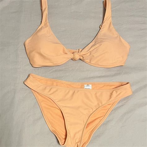 HOLLISTER SWIMSUIT SET Bikini Top S And Bikini Depop