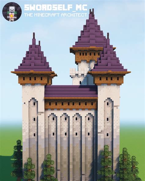 Swordself On Twitter Small Castle With A Purple Roof