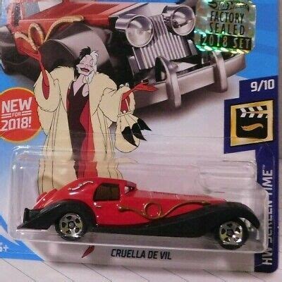 Hw Hot Wheels Hw Cruella De Vil Dalmatians Screen Time Ebay