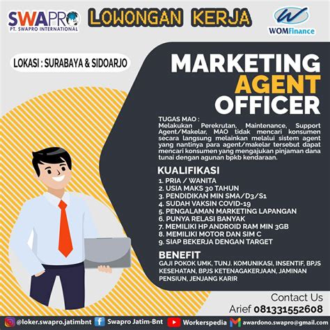 Lowongan Kerja Admin Staff Di PT Swapro International Nugasin