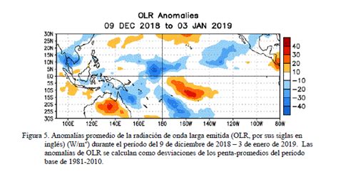 Se espera que se forme El Niño y continúe durante la primavera 2019 del