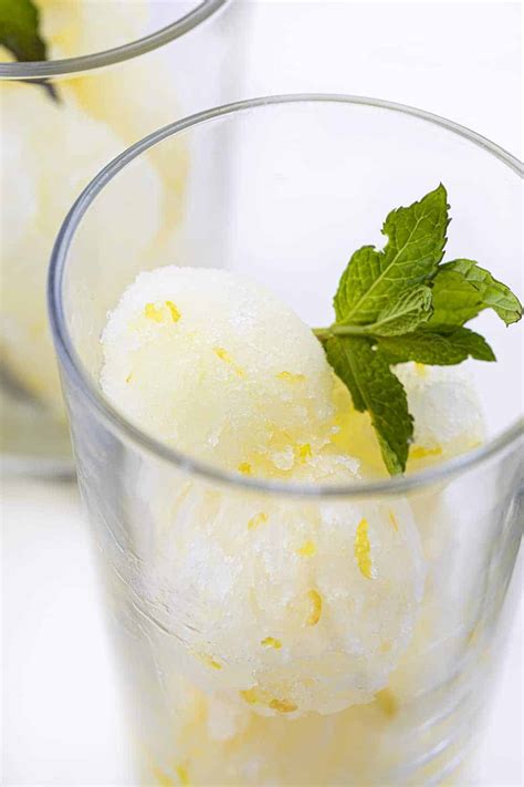 Lemon Sorbet No Churn I Am Baker