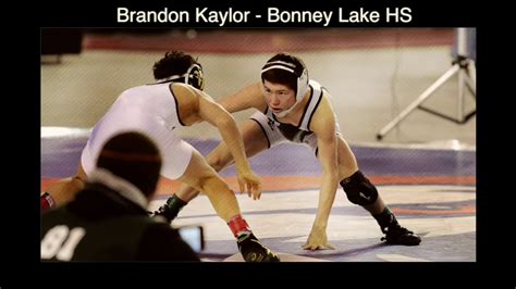 16 Bonney Lake Hs Panthers Bk Brandon Kaylor 3a 106lb Wrestling