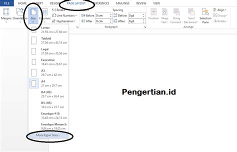 Ukuran Kertas F Cm Mm Inchi Pixel Di Word Exel Untuk Print 16008 Hot Sex Picture