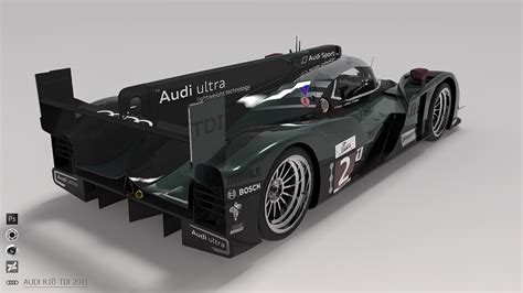 Audi R18 Tdi 2 Audi Sport Team Joest 2011 渲染ganjinlong 站酷zcool