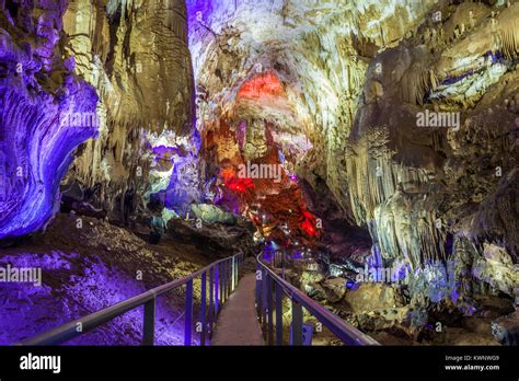 Prometheus Cave At Tskaltubo The Imereti Region Of Georgia Stock Photo