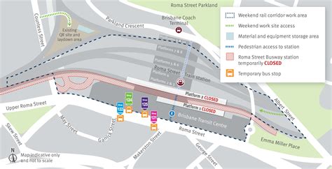 Roma Street Station Map