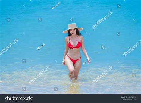 Asian Sexy Beautiful Model Wearing Bikini Stock Photo Shutterstock