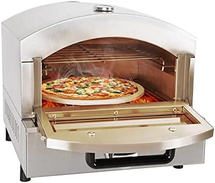 Bndhkr Horno De Pizza De Gas Encimera De Acero Inoxidable Con