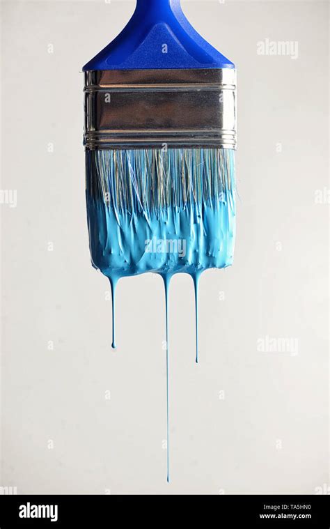 Paint Dripping From Paint Brush Hi Res Stock Photography And Images Alamy