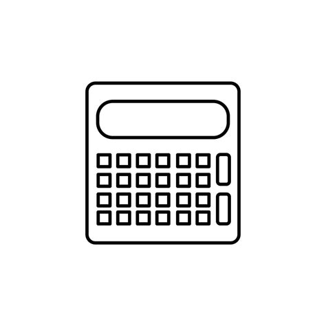 Calculator Vector Icon Illustration 23580899 Vector Art At Vecteezy