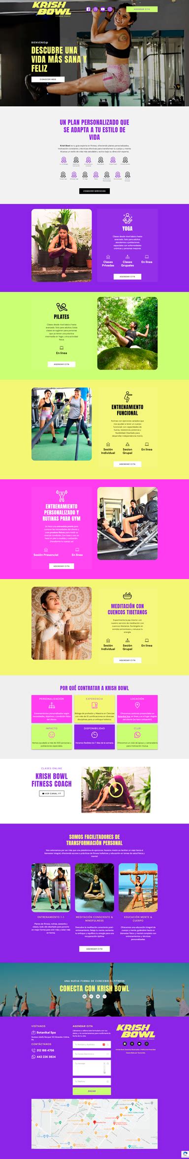 Krish Bowl Fitness Coach Tecnocible Agencia Digital