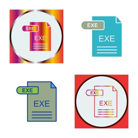Exe Vector Icon 29793961 Vector Art At Vecteezy