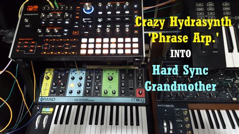 Hydrasynth Phrase Arpeggiator Jam YouTube